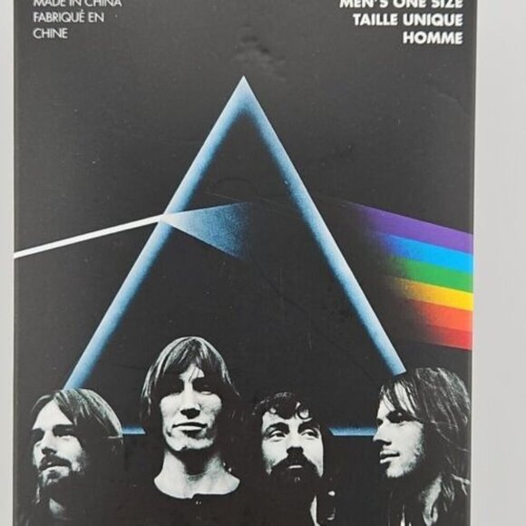 Pink Floyd Socks 3 (Three) Pairs Size 7-12 Black, White, & Gray Y2K Retro Rock - Picture 3 of 13